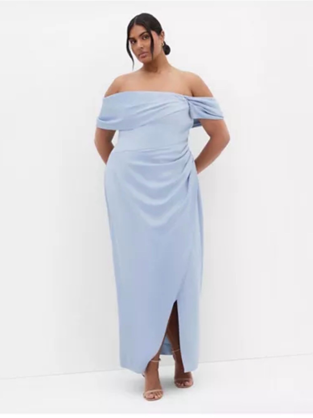 city chic Paloma Off Shoulder Maxi Dress Size:14/XS  $289
